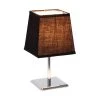 Mini Table Lamp with Squared Empire Fabric Shade Black - Simple Designs -Loca Table Lamps Store unnamed file 2564