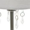 Table Lamp with Fabric Shade and Hanging Acrylic Beads Gray - Simple Designs -Loca Table Lamps Store unnamed file 2570