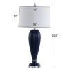 JONATHAN Y 32.5" Glass/Crystal Delphine Table Lamp (Includes LED Light Bulb) Blue - JONATHAN Y -Loca Table Lamps Store unnamed file 2577