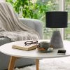 Pinnacle Concrete Table Lamp with Shade Black - Simple Designs -Loca Table Lamps Store unnamed file 2591