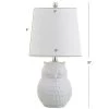 JONATHAN Y 20.5" Ceramic Hoot Mini Table Lamp (Includes LED Light Bulb) White - JONATHAN Y -Loca Table Lamps Store unnamed file 2610