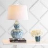 JONATHAN Y 28.5" Ceramic Stockholm Table Lamp (Includes LED Light Bulb) Blue - JONATHAN Y 1 JONATHAN Y 28.5" Ceramic Stockholm Table Lamp (Includes LED Light Bulb) Blue - JONATHAN Y -Loca Table Lamps Store unnamed file 2621