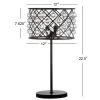JONATHAN Y 22.5" Metal/Crystal Gabrielle Table Lamp (Includes LED Light Bulb) Black - JONATHAN Y -Loca Table Lamps Store unnamed file 2626