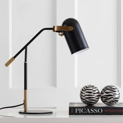 JONATHAN Y 19.25" Metal Edison Task Lamp (Includes LED Light Bulb) Black - JONATHAN Y 4 JONATHAN Y 19.25" Metal Edison Task Lamp (Includes LED Light Bulb) Black - JONATHAN Y - Image 2