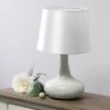 Mosaic Tiled Glass Genie Table Lamp with Fabric Shade White - Simple Designs -Loca Table Lamps Store unnamed file 2639