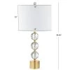 JONATHAN Y 25.25" Crystal Ashley Table Lamp (Includes LED Light Bulb) White - JONATHAN Y -Loca Table Lamps Store unnamed file 2672
