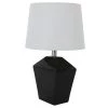19.5" Carrol Geometric Table Lamp (Includes LED Light Bulb) Black - Decor Therapy -Loca Table Lamps Store unnamed file 2741