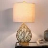 23" x 12" Rayna Rope Wrapped Table Lamp Blue - Decor Therapy -Loca Table Lamps Store unnamed file 2755