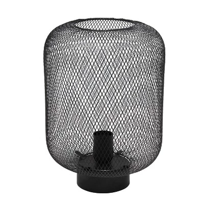 Metal Mesh Industrial Table Lamp Black - Simple Designs 9 Metal Mesh Industrial Table Lamp Black - Simple Designs - Image 7