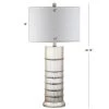 JONATHAN Y 31" Evelyn Resin Table Lamp (Includes LED Light Bulb) Silver - JONATHAN Y -Loca Table Lamps Store unnamed file 2811
