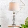 JONATHAN Y 31" Glass Vivienne Triple Sphere Table Lamp (Includes LED Light Bulb) Gray - JONATHAN Y -Loca Table Lamps Store unnamed file 2816