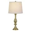 28" 3-way Metal Pori Table Lamps with Taper Drum Hardback Shade Antique Brass - Cal Lighting -Loca Table Lamps Store unnamed file 2820