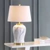 JONATHAN Y 28" Prague Ceramic Marble Table Lamp (Includes LED Light Bulb) White - JONATHAN Y -Loca Table Lamps Store unnamed file 2831