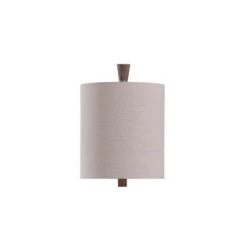 Darley Textured Banded Table Lamp with Cylinder Shade Tan - StyleCraft