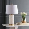 JONATHAN Y 25.5" Alabaster Eliza Table Lamp (Includes LED Light Bulb) White - JONATHAN Y -Loca Table Lamps Store unnamed file 2865