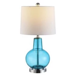 Atlas Table Lamp Morocco (Includes LED Light Bulb) Blue - Safavieh