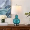Atlas Table Lamp Morocco (Includes LED Light Bulb) Blue - Safavieh -Loca Table Lamps Store unnamed file 2887