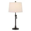 30" Riverwood Adjustable Metal Table Lamp with Hardback Shade Antique Silver - Cal Lighting -Loca Table Lamps Store unnamed file 2890