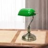 Executive Banker's Desk Lamp with Glass Shade Green - Simple Designs -Loca Table Lamps Store unnamed file 2897