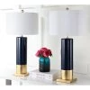 (Set of 2) 31" Dolce Table Lamp Navy/Gold (Includes CFL Light Bulb) - Safavieh -Loca Table Lamps Store unnamed file 296