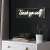 JONATHAN Y 20" Treat Yo Self Contemporary Glam Acrylic Box Pendant (Includes LED Light Bulb) Neon Yellow - JONATHAN Y -Loca Table Lamps Store unnamed file 2964