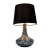 Mosaic Tiled Glass Genie Table Lamp with Fabric Shade Black - Simple Designs -Loca Table Lamps Store unnamed file 2970