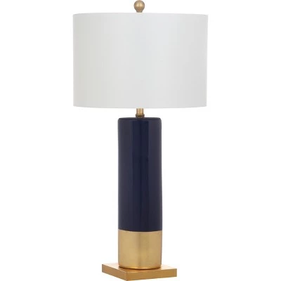 (Set of 2) 31" Dolce Table Lamp Navy/Gold (Includes CFL Light Bulb) - Safavieh 5 (Set of 2) 31" Dolce Table Lamp Navy/Gold (Includes CFL Light Bulb) - Safavieh - Image 3