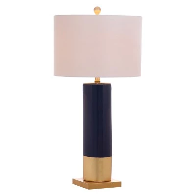 (Set of 2) 31" Dolce Table Lamp Navy/Gold (Includes CFL Light Bulb) - Safavieh 6 (Set of 2) 31" Dolce Table Lamp Navy/Gold (Includes CFL Light Bulb) - Safavieh - Image 4