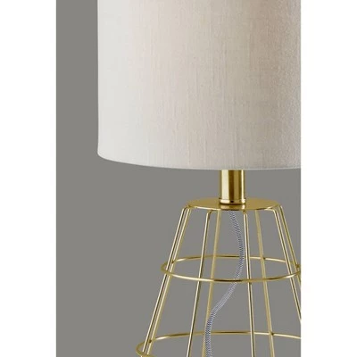 Victor Table Lamp Antique Brass - Adesso 4 Victor Table Lamp Antique Brass - Adesso - Image 2
