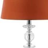 (Set of 2) 15" Derry Stacked Crystal Lamp Clear (Includes CFL Light Bulb) - Safavieh -Loca Table Lamps Store unnamed file 3002