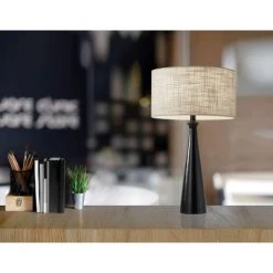 Linda Table Lamp Black - Adesso