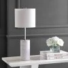 JONATHAN Y 25.5" Marble Aksel Table Lamp (Includes LED Light Bulb) White - JONATHAN Y -Loca Table Lamps Store unnamed file 3019