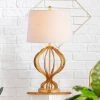 JONATHAN Y 28.5" Metal Sebastian Trellis Table Lamp (Includes LED Light Bulb) Gold - JONATHAN Y -Loca Table Lamps Store unnamed file 3028