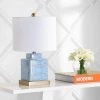 JONATHAN Y 22" Ceramic/Metal Catherine Ginger Jar Table Lamp (Includes LED Light Bulb) Blue - JONATHAN Y -Loca Table Lamps Store unnamed file 3030
