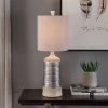 Haverhill Coil Banded Table Lamp with Cylinder Shade Natural Pine/Silver - StyleCraft -Loca Table Lamps Store unnamed file 3049