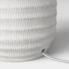 Small Textured Ceramic Lamp Base White - Threshold™ -Loca Table Lamps Store unnamed file 308