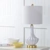 JONATHAN Y 21.5" Ceramic Parker Mini Table Lamp (Includes LED Light Bulb) White - JONATHAN Y -Loca Table Lamps Store unnamed file 3086