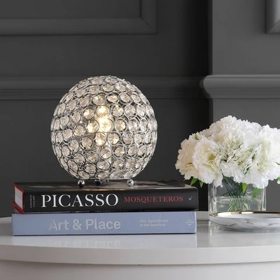 JONATHAN Y 8.25" Acrylic/Metal Gemma Table Lamp (Includes LED Light Bulb) Clear - JONATHAN Y 3 JONATHAN Y 8.25" Acrylic/Metal Gemma Table Lamp (Includes LED Light Bulb) Clear - JONATHAN Y