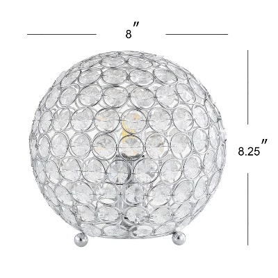 JONATHAN Y 8.25" Acrylic/Metal Gemma Table Lamp (Includes LED Light Bulb) Clear - JONATHAN Y 5 JONATHAN Y 8.25" Acrylic/Metal Gemma Table Lamp (Includes LED Light Bulb) Clear - JONATHAN Y - Image 3