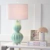 JONATHAN Y 28" Glass Faye Table Lamp (Includes LED Light Bulb) Green - JONATHAN Y -Loca Table Lamps Store unnamed file 3091