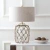 JONATHAN Y 26.5" Glass and Rope Mer Table Lamp (Includes LED Light Bulb) Brown - JONATHAN Y -Loca Table Lamps Store unnamed file 3098