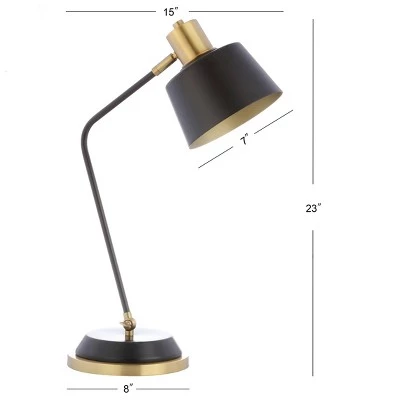 JONATHAN Y 23" Metal Rochelle Task Lamp (Includes LED Light Bulb) Black - JONATHAN Y 5 JONATHAN Y 23" Metal Rochelle Task Lamp (Includes LED Light Bulb) Black - JONATHAN Y - Image 3