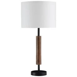 Set of 2 Maliny Table Lamps Black/Brown - Signature Design by Ashley