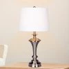 Pedestal Base Metal Table Lamps Steel/White - Fangio Lighting 2 Pedestal Base Metal Table Lamps Steel/White - Fangio Lighting -Loca Table Lamps Store unnamed file 3161