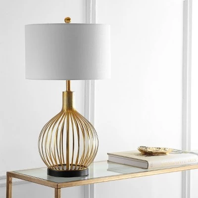 JONATHAN Y 29.5" Metal Baird Table Lamp (Includes LED Light Bulb) Gold - JONATHAN Y 4 JONATHAN Y 29.5" Metal Baird Table Lamp (Includes LED Light Bulb) Gold - JONATHAN Y - Image 2