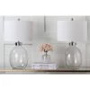 Set of 2 Neville Glass Table Lamp (Includes LED Light Bulb) Clear - Safavieh -Loca Table Lamps Store unnamed file 3201