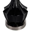 Glass Table Lamp Set with Brushed Steel Black - Decor Therapy -Loca Table Lamps Store unnamed file 3205