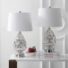 JONATHAN Y 25.5" (Set of 2) Artichoke Glass Table Lamp (Includes LED Light Bulb) Silver - JONATHAN Y -Loca Table Lamps Store unnamed file 3210