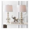 JONATHAN Y 28.5" Genie Glass Table Lamp Set Of 2 Silver (Includes LED Light Bulb) - JONATHAN Y -Loca Table Lamps Store unnamed file 3225