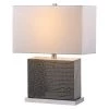 20.5" Delia Faux Alligator Table Lamp Gray (Includes CFL Light Bulb) - Safavieh -Loca Table Lamps Store unnamed file 3237